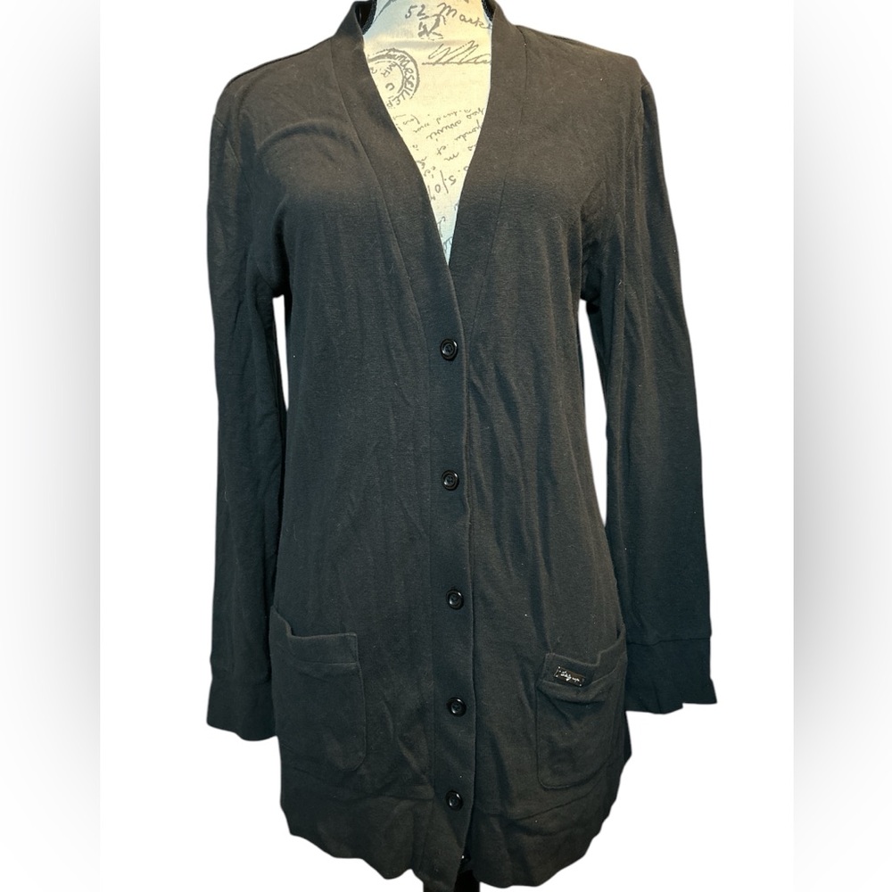 Women's Black Cardigan Sweater